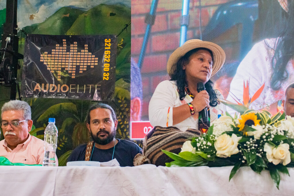 aida quilcué, senadora y candidata a la vicepresidencia de Colombia