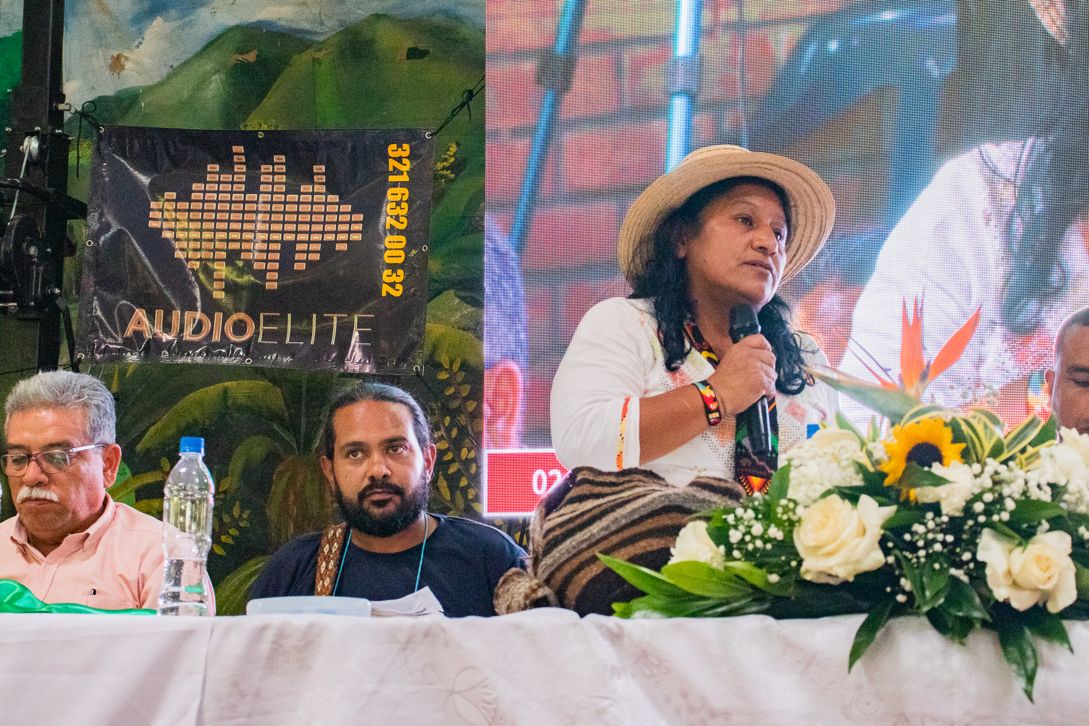 aida quilcué, senadora y candidata a la vicepresidencia de Colombia